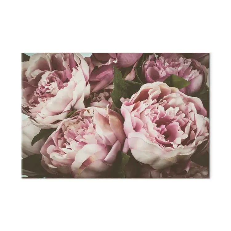 Ramo de flores en tonos pastel (1 parte) - peonías en tonos rosados