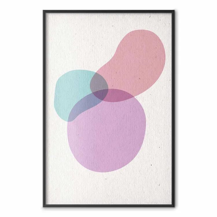 Una mezcla de colores - abstracción con formas irregulares coloreadas