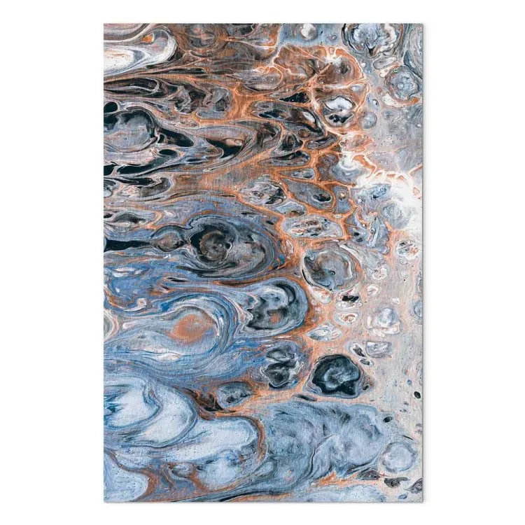 Playa abstracta - olas artísticas que se unen a la arena