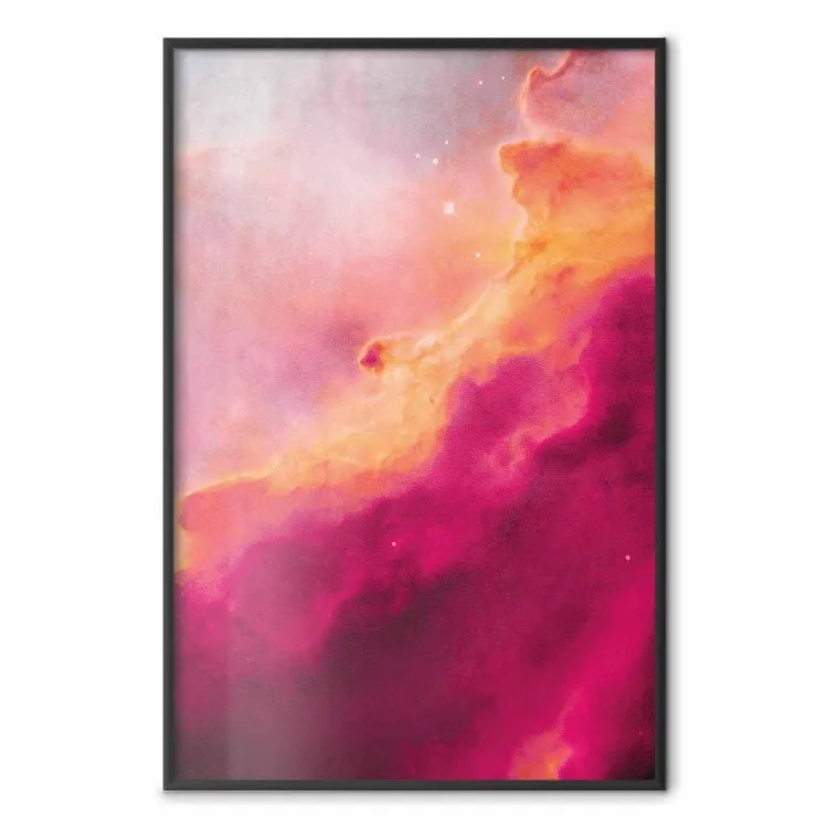 Nebulosa rosa - paisaje del cielo con nubes