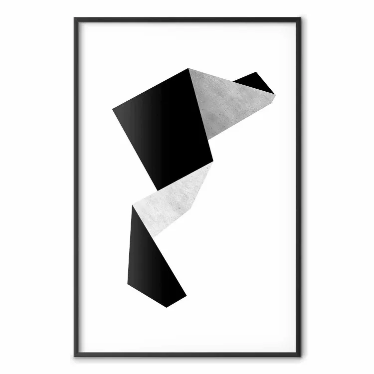 Módulo - figura geométrica en blanco y negro sobre claro