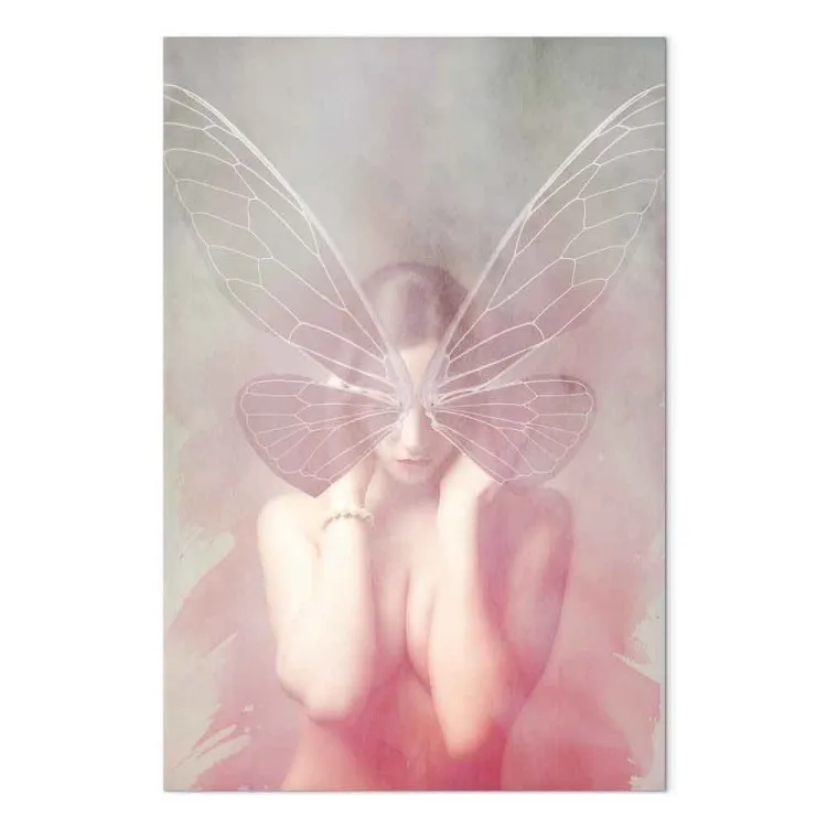 Mariposa nocturna (1-pieza) vertical - desnudo con alas
