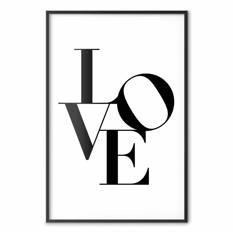 Twisted love - letras negras en inglés sobre fondo blanco