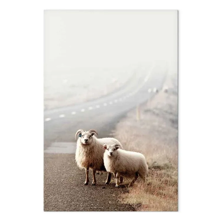 Autoestopistas Inusuales (unitario) vertical - animales carretera