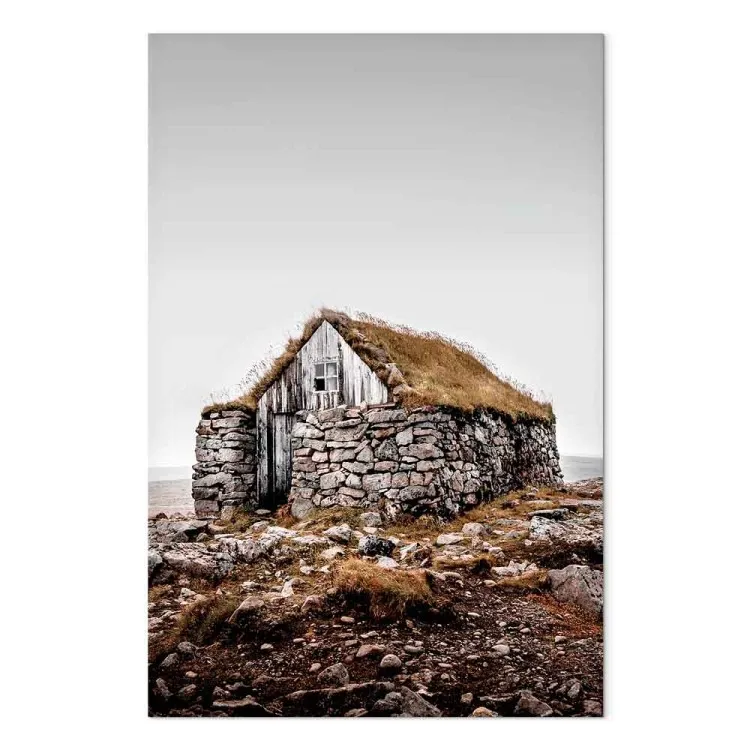 Refugio de piedra (1 pieza) vertical - casa de piedra