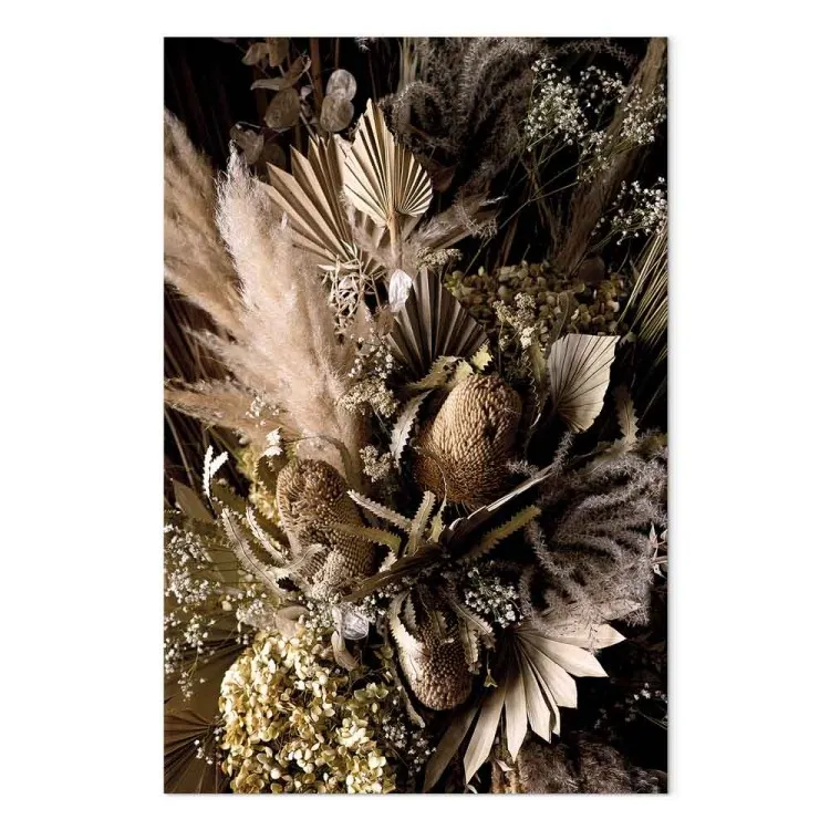 Esplendor barroco (1 panel) vertical - ramo de flores en estilo boho