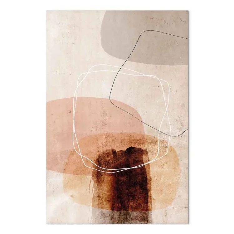 Movimiento inverso (1 panel) vertical - lineal de una figura abstracta