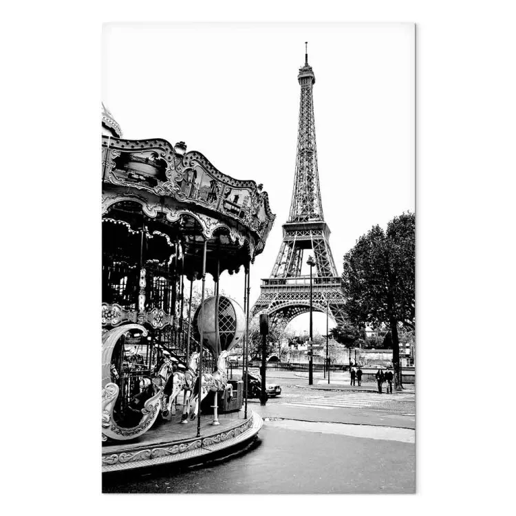 Carrusel en la Torre Eiffel - gráfico de la arquitectura de París