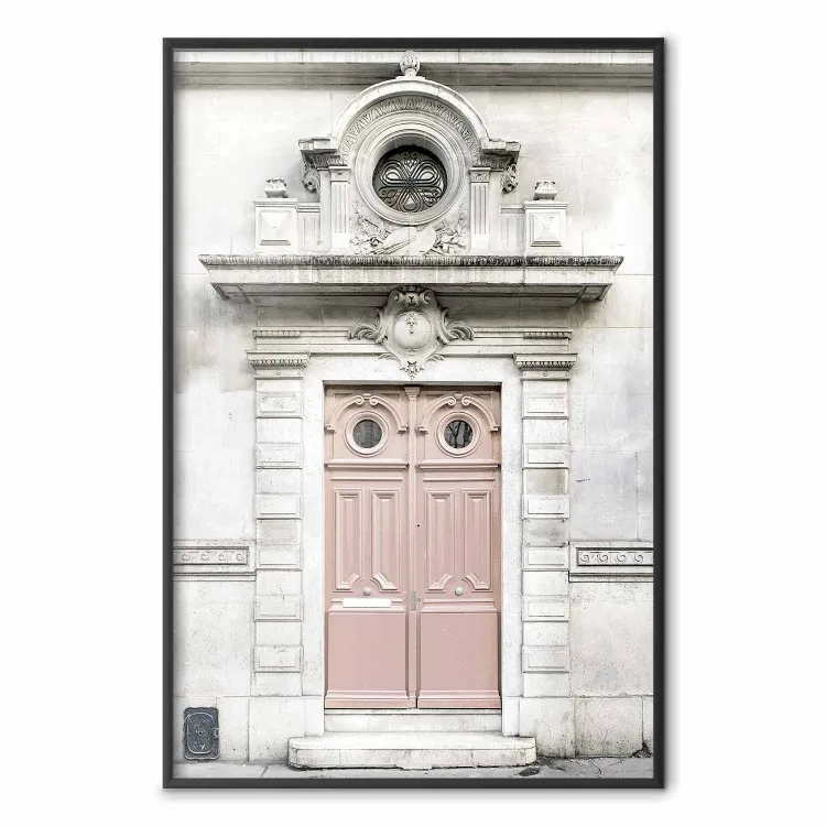 Puerta de la belleza - arquitectura con marco de puerta decorativo