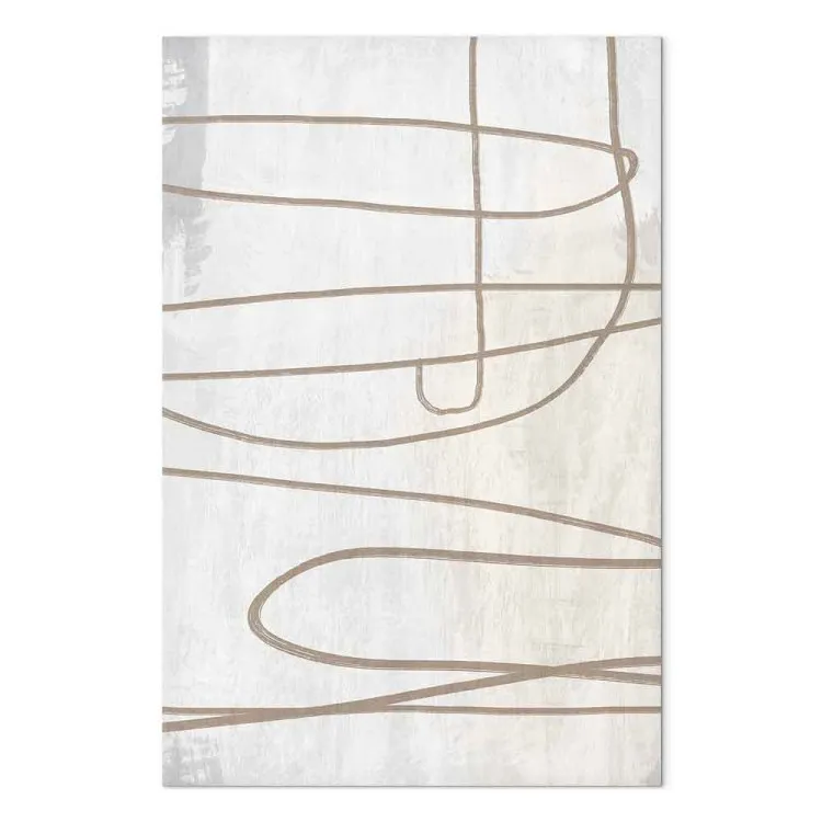 Pincelada (1 pieza) vertical - abstracción de estilo boho escandinavo
