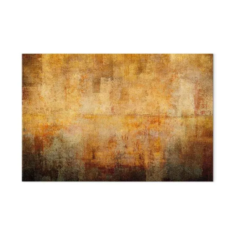 Fuerza del pensamiento (1 pieza) ancho - textura abstracta naranja