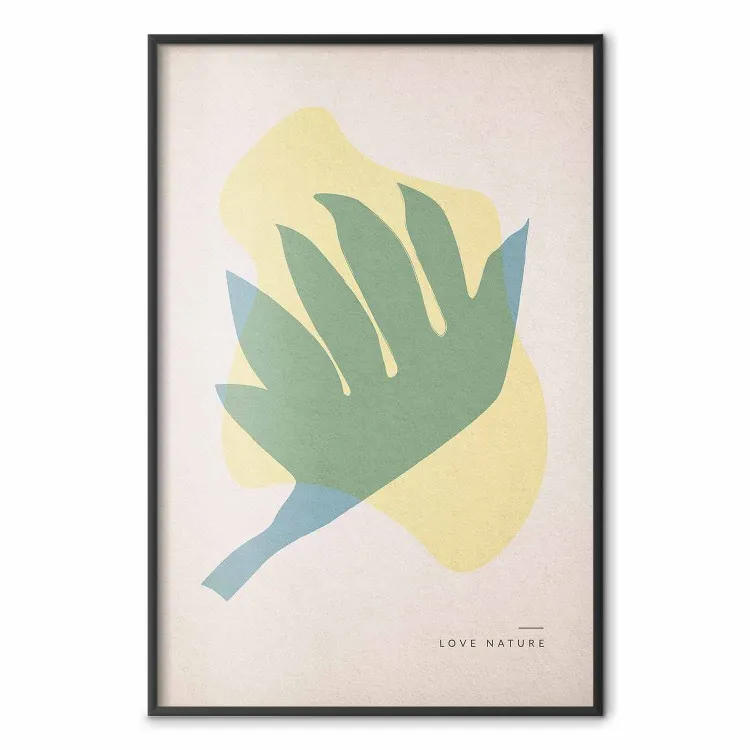 Love Nature - figuras geométricas abstractas en colores pastel