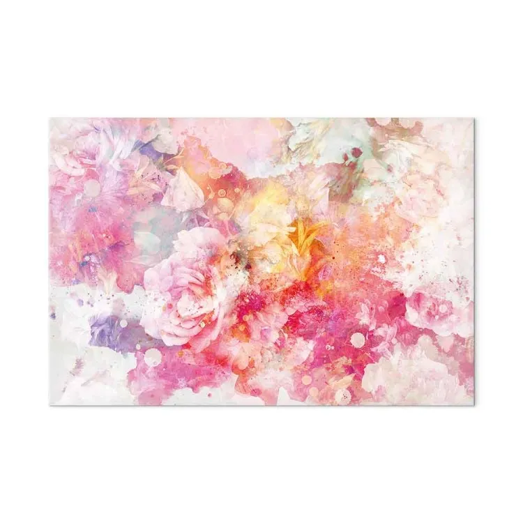 Explosión de flores (1 pieza) ancho - abstracción rosa de flores