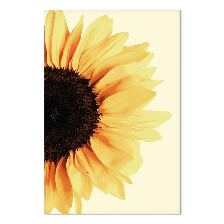 Cerca del sol (1 pieza) vertical - girasol en estilo boho
