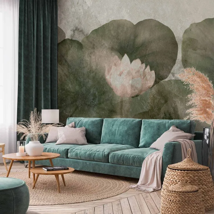 Nenúfares - composición inspirada en los frescos con motivos florales