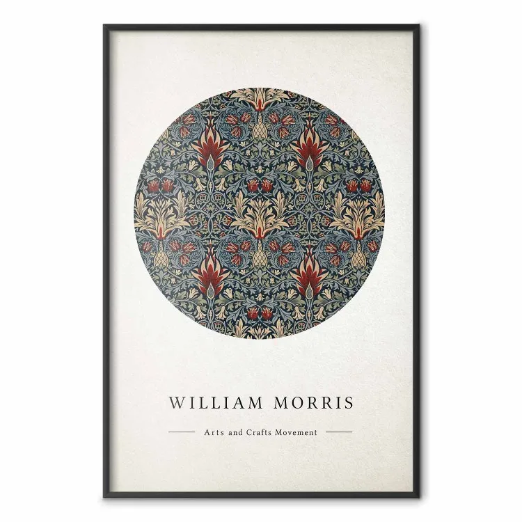 Para William Morris - letras inglesas y adornos abstractos