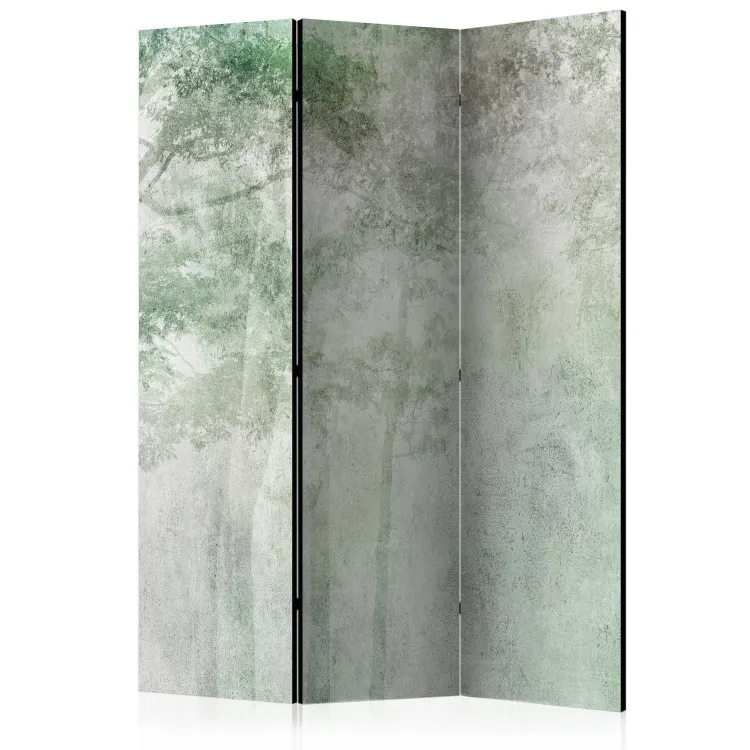 Refugio del bosque (3 partes) - Árboles verdes, gris