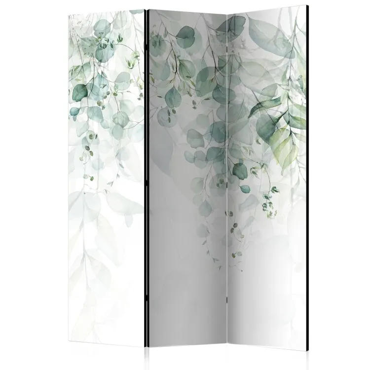 Toque de naturaleza - variante 1 (3 piezas) - hojas entre blanco