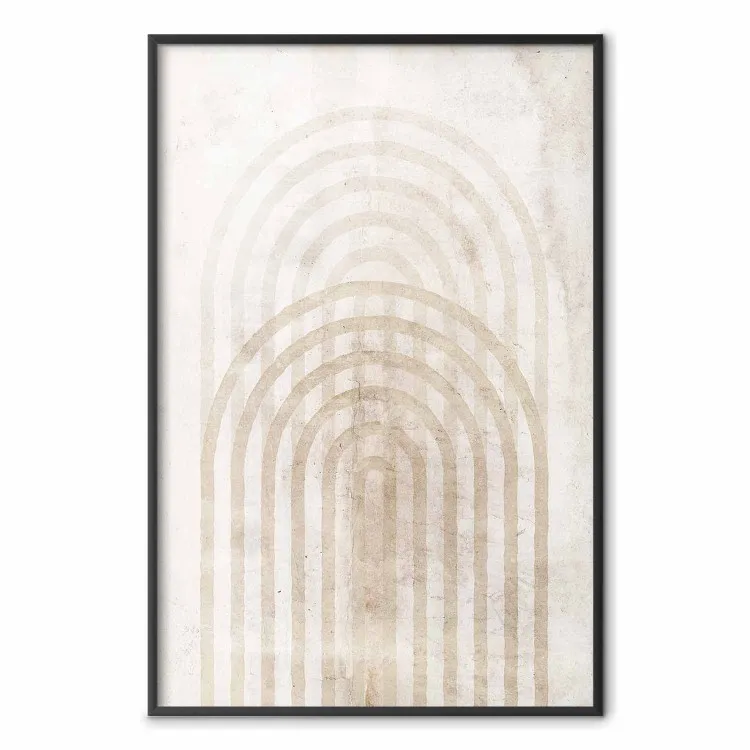Entretejido - composición beige con abstracción estilo scandi boho