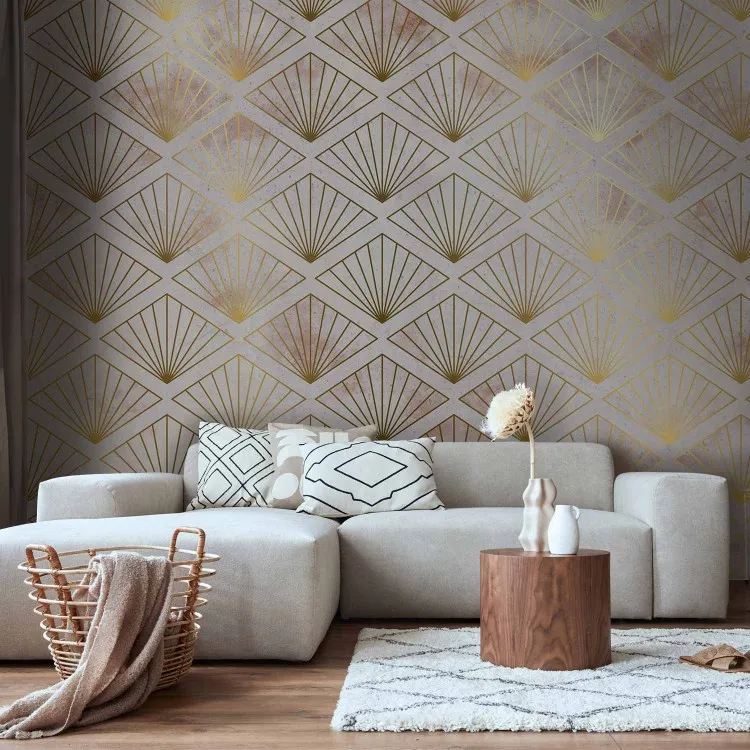 Recuerdo de art déco - composición en dorado