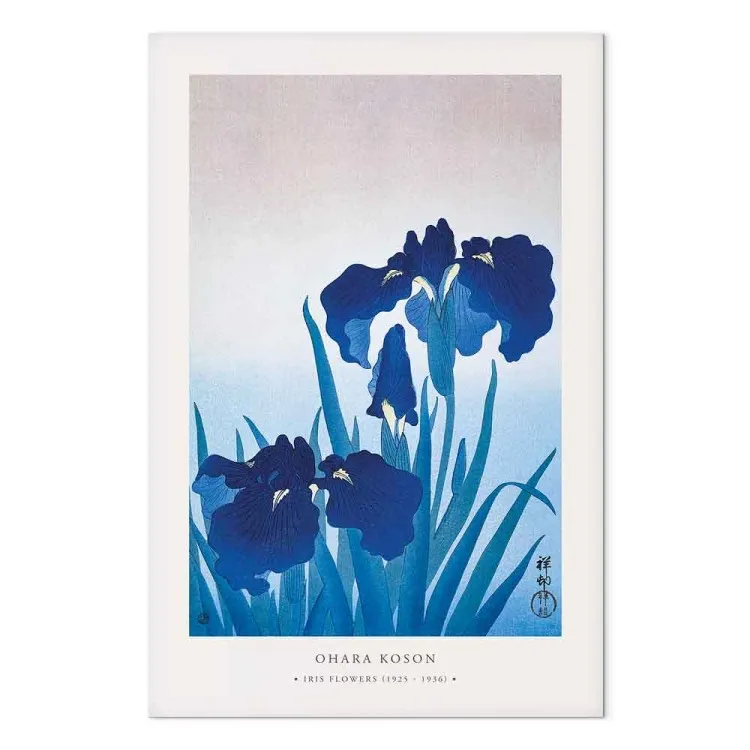 Iris azules (1 parte) - flores azules en floración