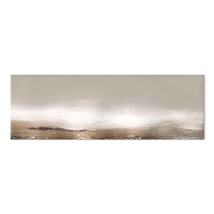 Paisaje Beige (1-parte) - Atardecer abstracto en tonos cobrizos