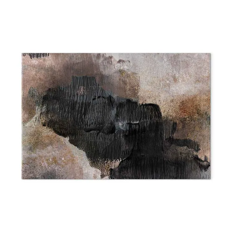 Oasis Beige (1-parte) - Abstracción con toques negros