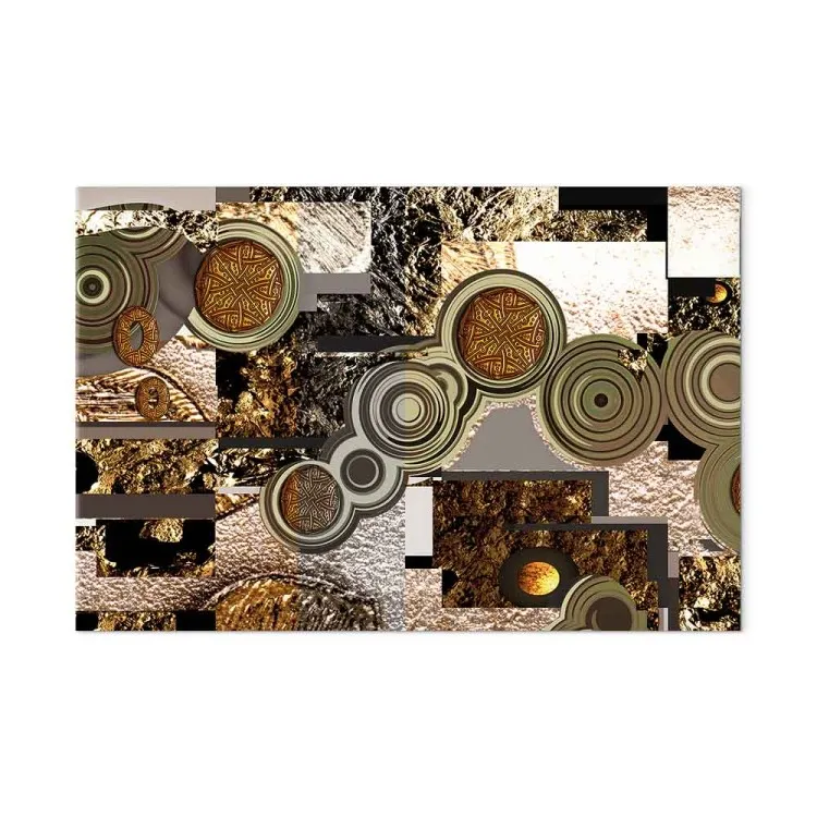 Abstracción con ornamentos (1 parte) - motivos dorados según Klimt
