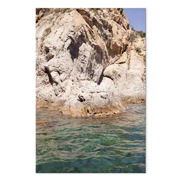 Rocas españolas (1 parte) - paisaje marino al pie de un acantilado