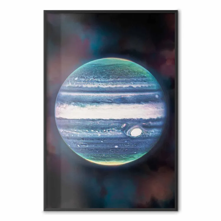 Júpiter: el planeta - primer plano de Júpiter y sus auroras