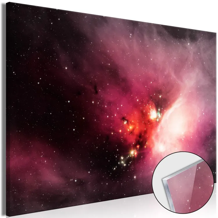 Nebulosa Rho Ophiuchi - nacimiento de estrellas en un cielo rosado