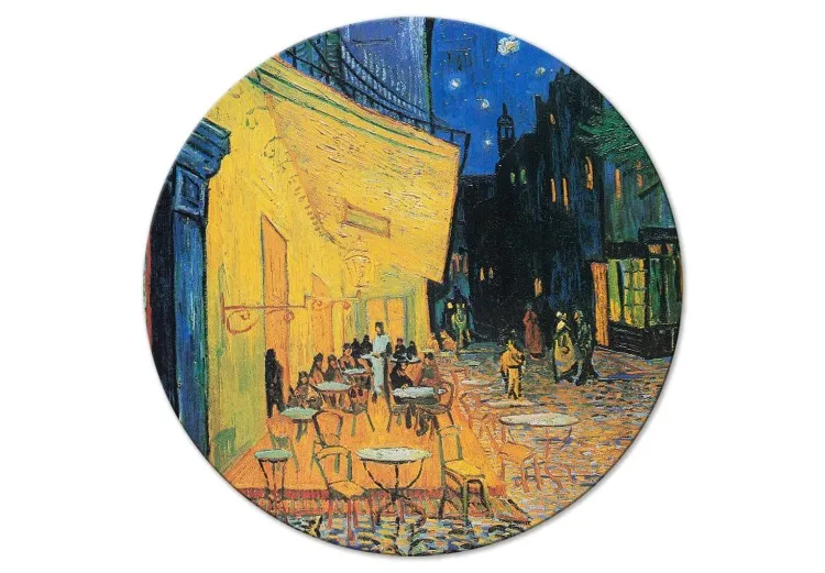 Terraza de café por la noche, Vincent van Gogh - calle francesa