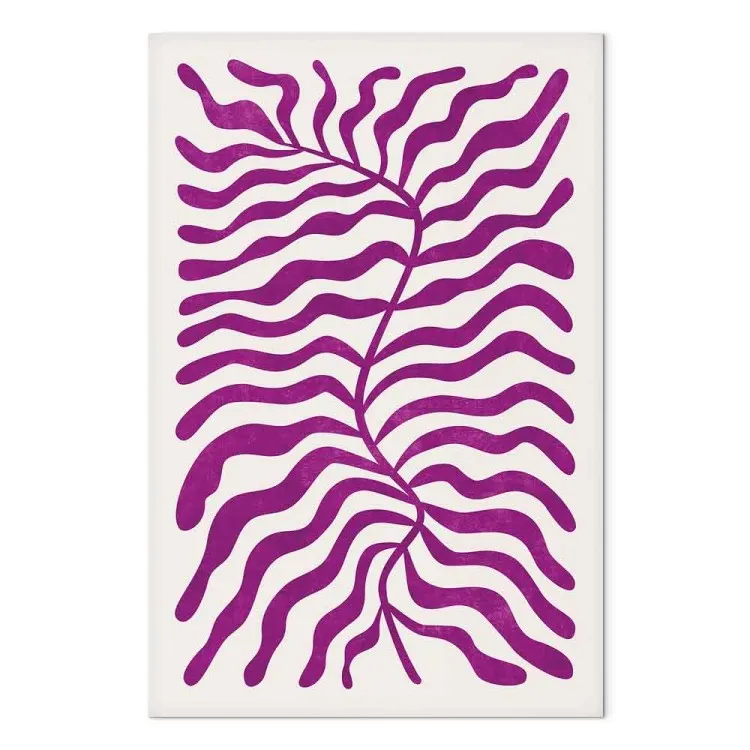 Abstracción geométrica (1-parte) - formas y figuras violetas