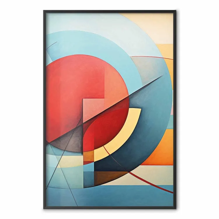 Deconstructivismo - composición geométrica al estilo de Kandinsky