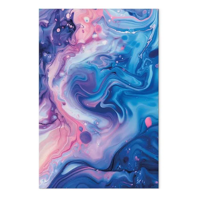 Fantasía cósmica: remolinos de colores en tonos nocturnos