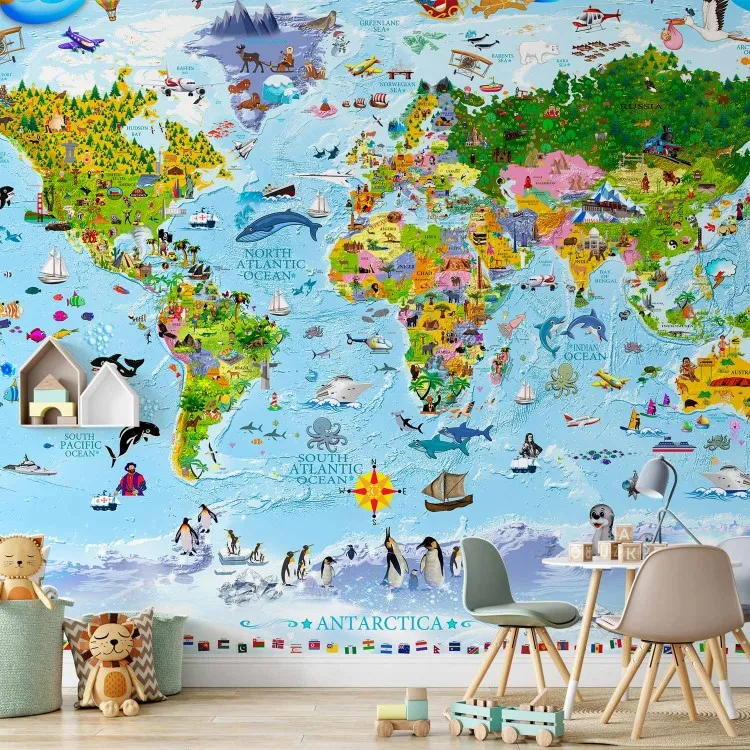 World Map for Kids